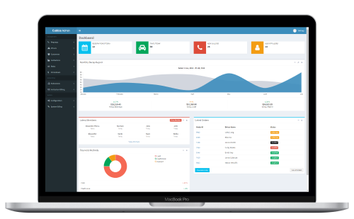 Cabbis web app screenshot